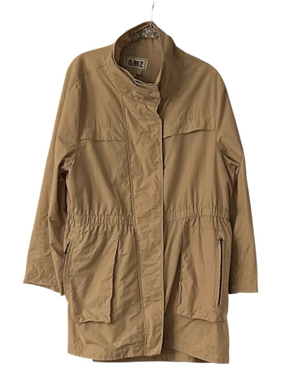 Ami Jackets & Blazers - Ami Women's Tan Utility Jacket with Cinch Waist Size 1X